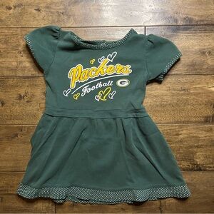 Girls Packers Green Dress Skirt